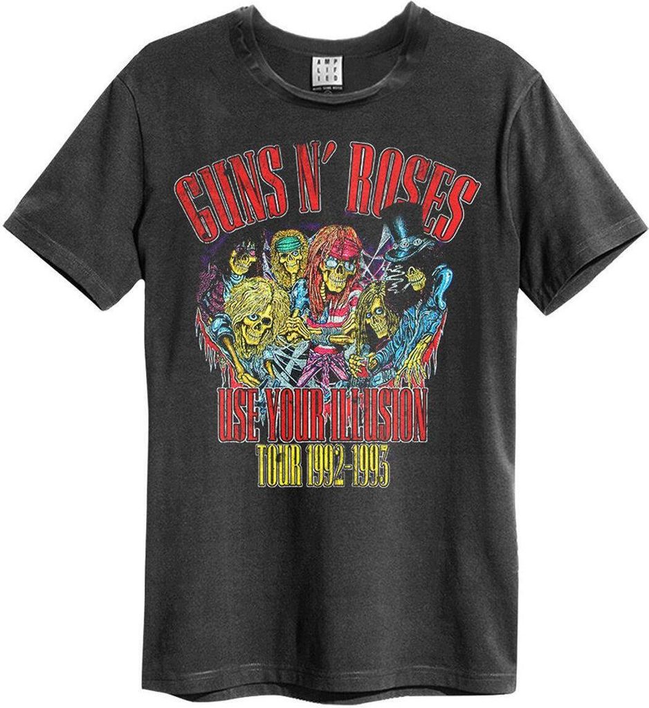 Amplified - "Use Your Illusion" T-Shirt für Herren/Damen Uni GD1490 (M) (Holzkohle)