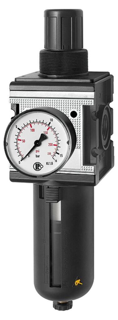 Riegler Filterregler »multifix«, mit PC-Behälter, Schutzkorb, BG 4, G 1
