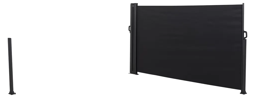 Paravent Double Kim 6m Noir - Solution Anti-vis-à-vis et Coupe-vent Efficace