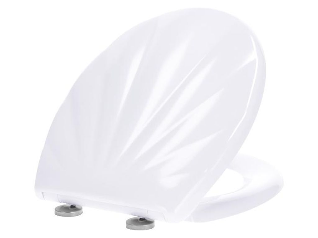 WC Sitz Duroplast Absenkautomatik Toilettensitz D-Form max. Produktbild 