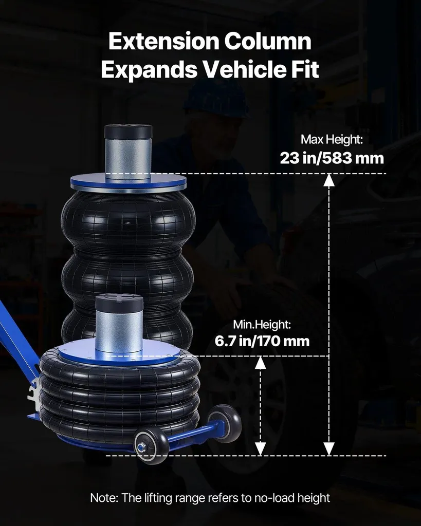 Cric levage rapide pour garage automobile 6 tonnes hauteur 67cm - 2