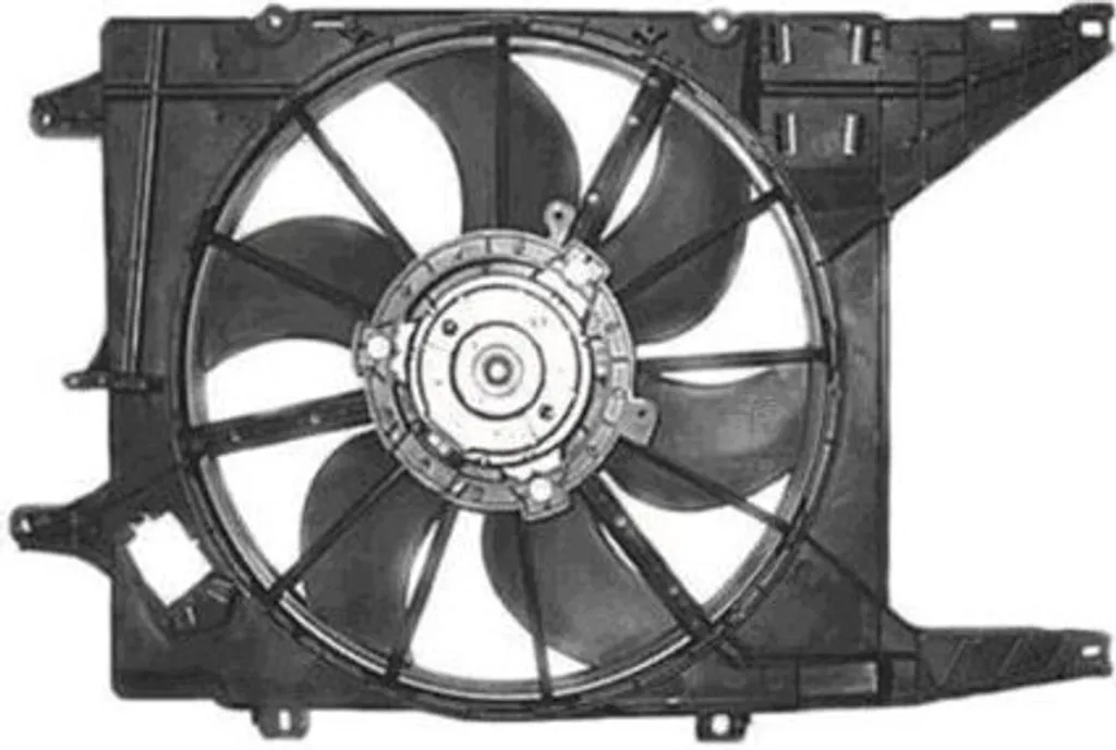 Ventilateur Moteur Électrique Dacia Logan Sandero - VAN WEZEL 1514747