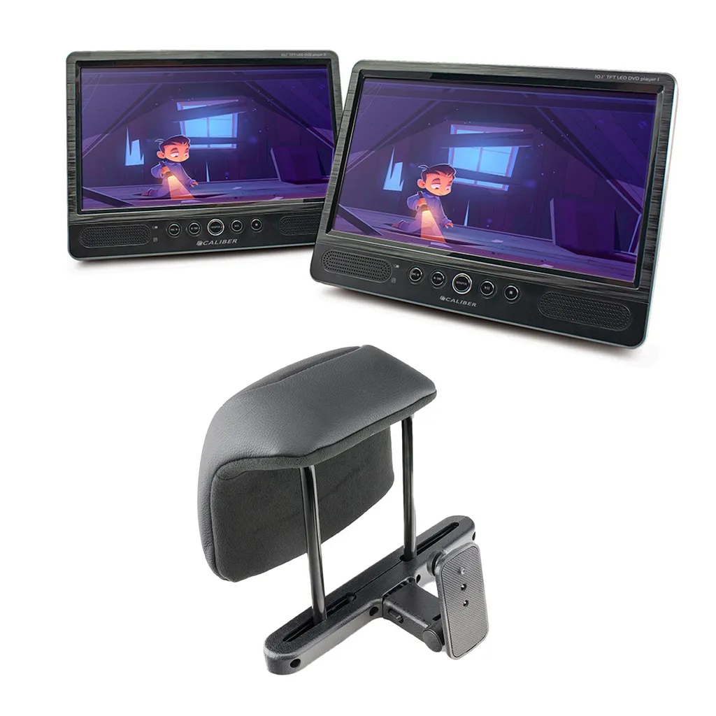Lecteur DVD Voiture 2 Écrans 10" Caliber MPD2125T USB / Appuie-tête