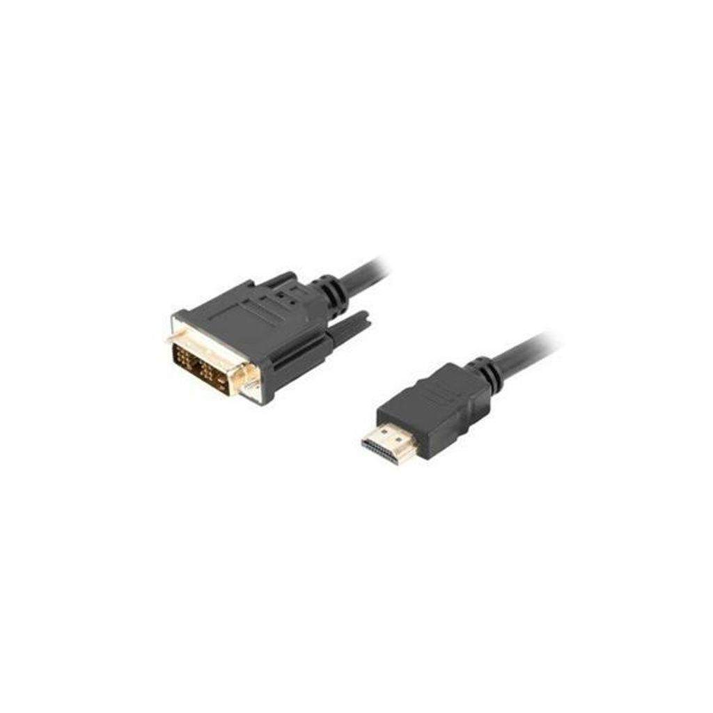Lanberg Hdmi(M)-> Dvi-D(M)(18+1) Kabel 1.8M Schwarz Single Li