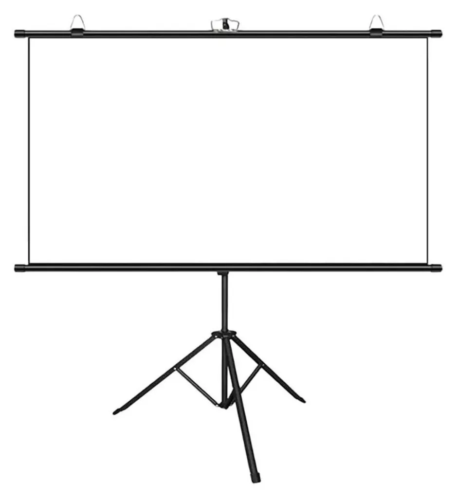 Écran vidéoprojecteur 60 pouces portable avec toile anti-reflets HD