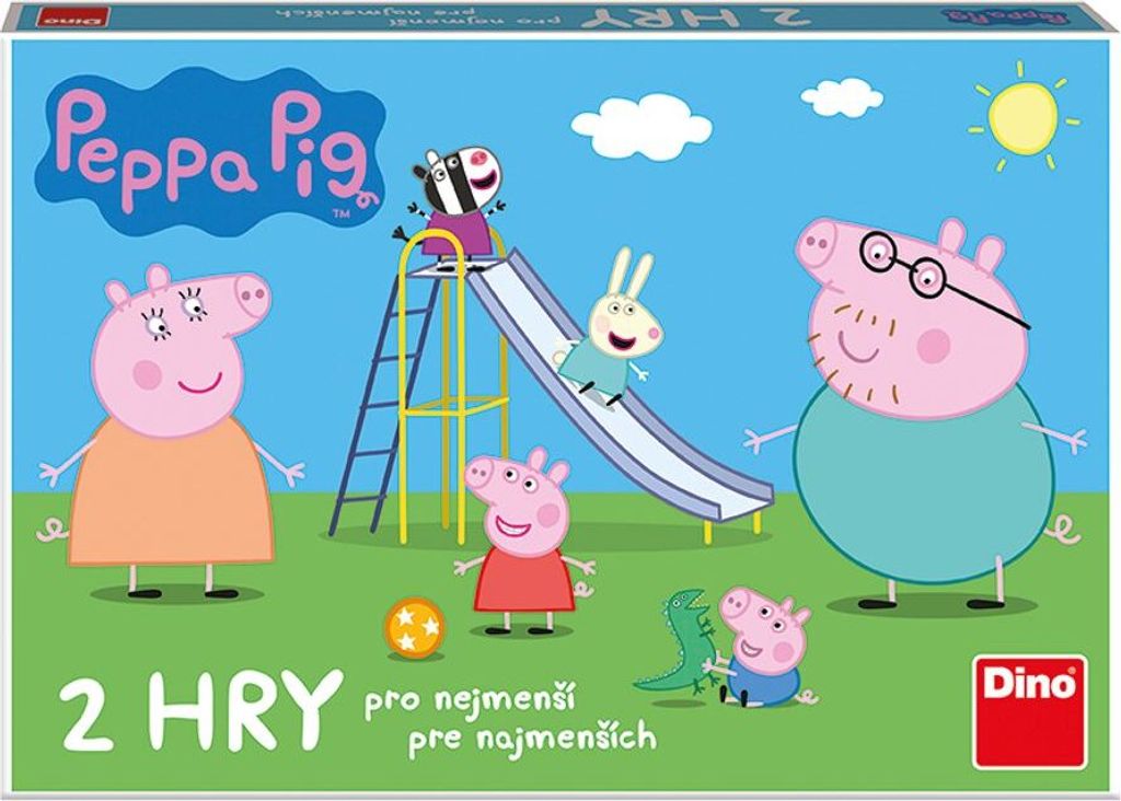 Poď si hrať/Rebríky a šmýkačky – 2 spoločenské hry Prasátko Obrázok produktu 