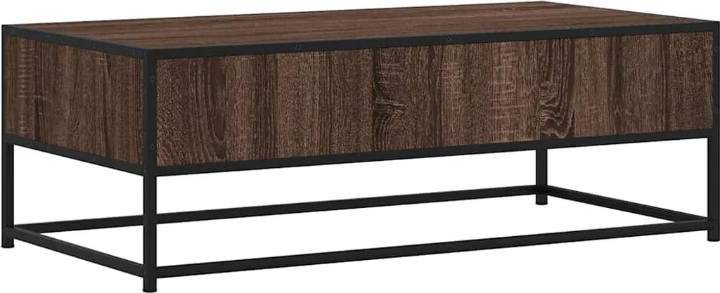 Tavolino Basso Rovere Marrone 100x50x35 - Robusto per Uso Quotidiano