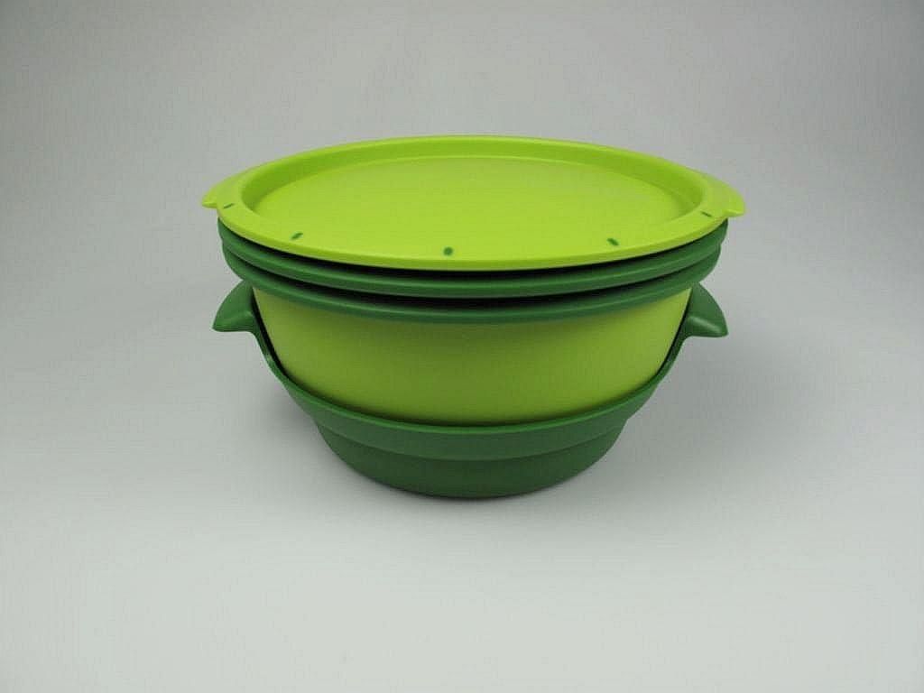 Tupperware MicroGourmet Micro GourmetE Mikrowelle Dampfgarer bunt Mikro Dampfwunder