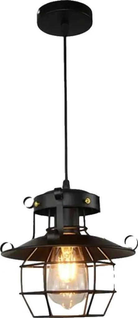 Luminaire Suspension Réglable Noir : Solution Éclairage Style Industriel