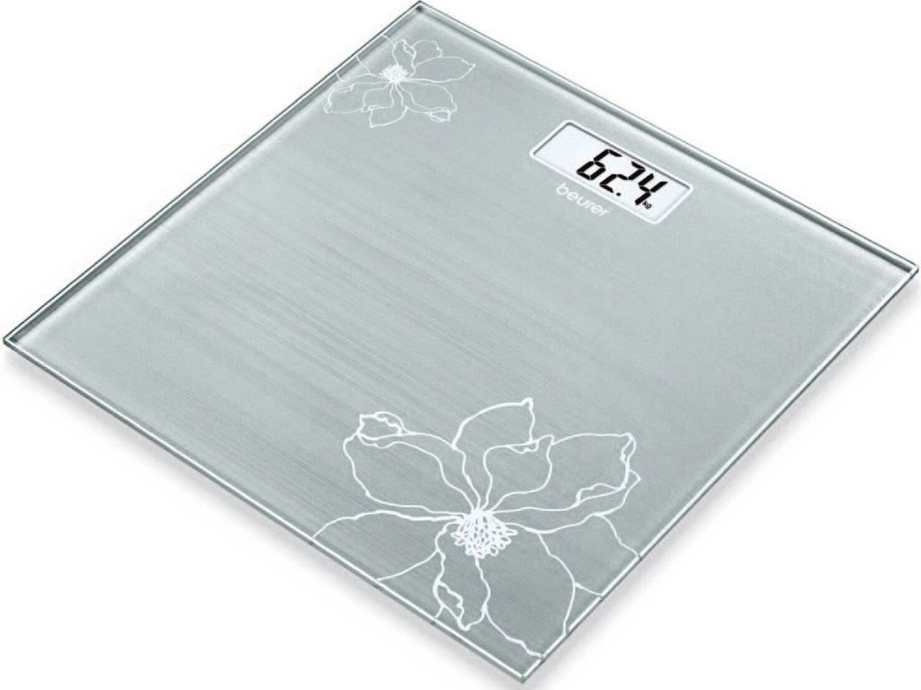 Beurer GS 10 756.30 Elektronische Personenwaage, max. 180 kg Tragkraft, LCD-Infodisplay