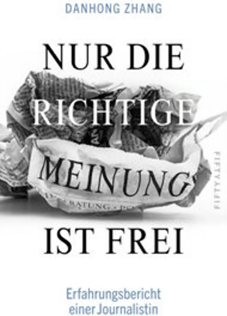 Affiche murale Nur die richtige Meinung ist frei cadre bois 40x60cm