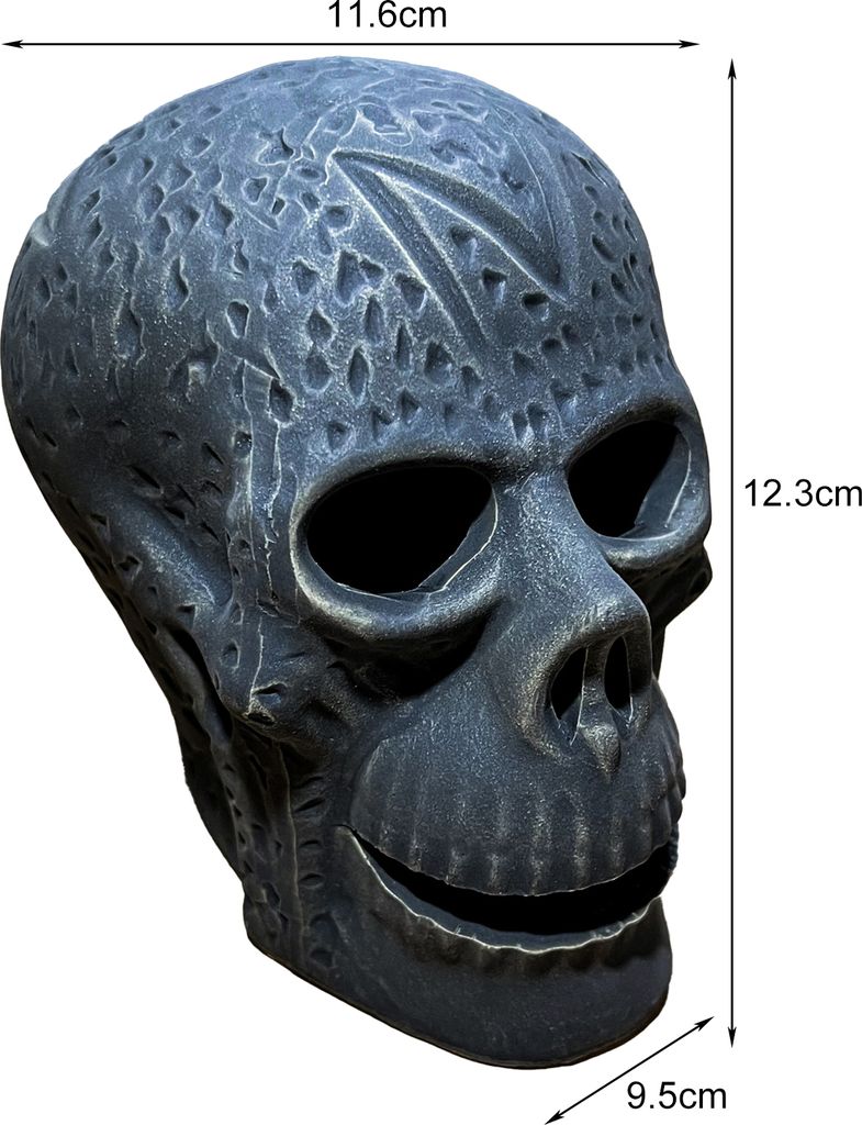 Herd Grill Schädel Keramik Schädel Log Halloween Simulierte Skelett Party Dekoration Requisiten Gruselige Keramik Ornament