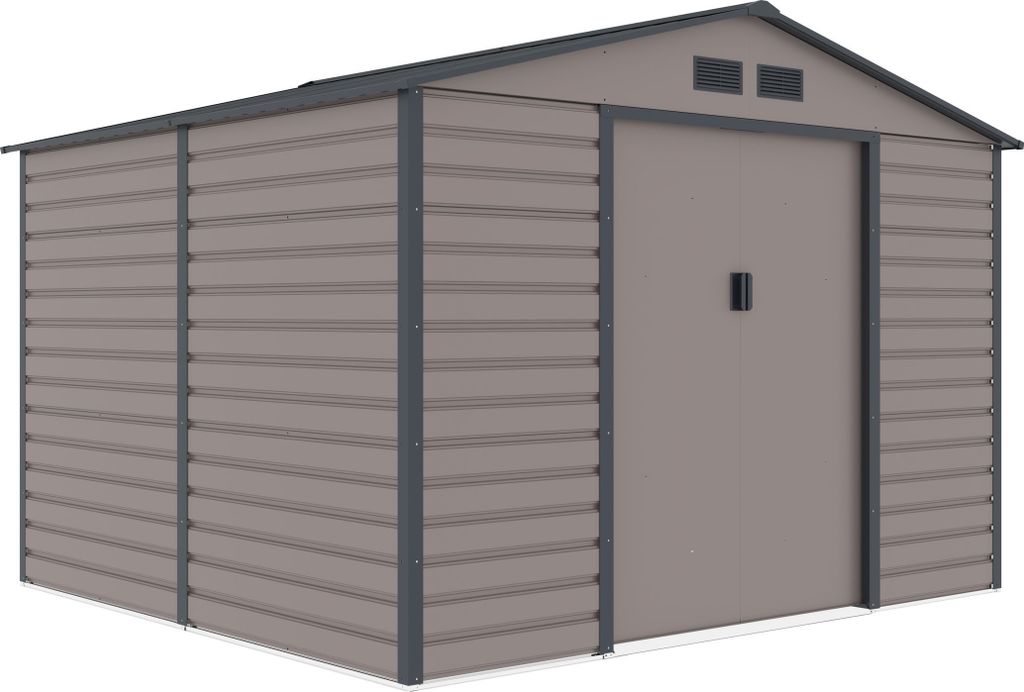 Zahradní domek G21 GAH 706 - 277 x 255 cm, šedý Obrázek produktu 
