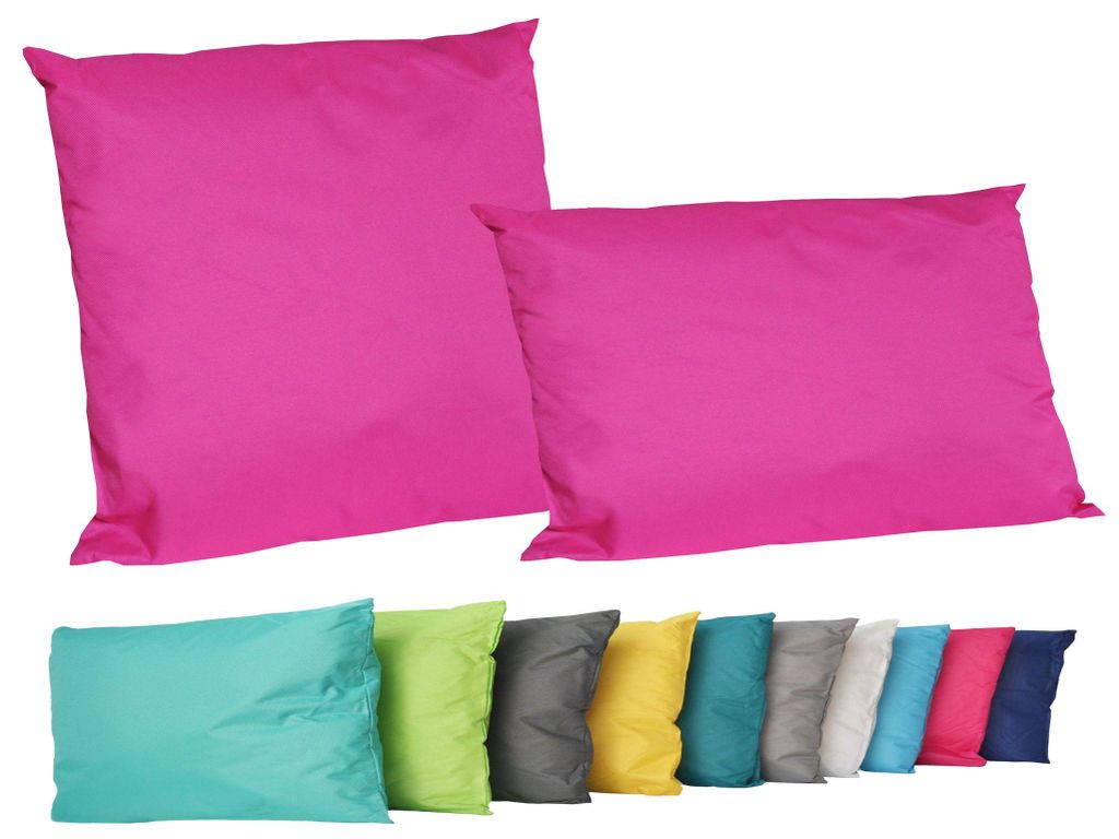 2er Set Outdoor Lounge Kissen Set 45x45cm + 30x50cm Produktbild 