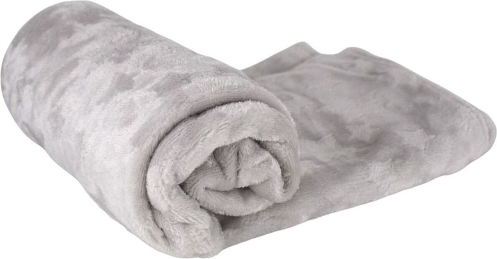 Couchdecke mit Herzen/Sternen 100 x 150 cm Flanell Wohndecke