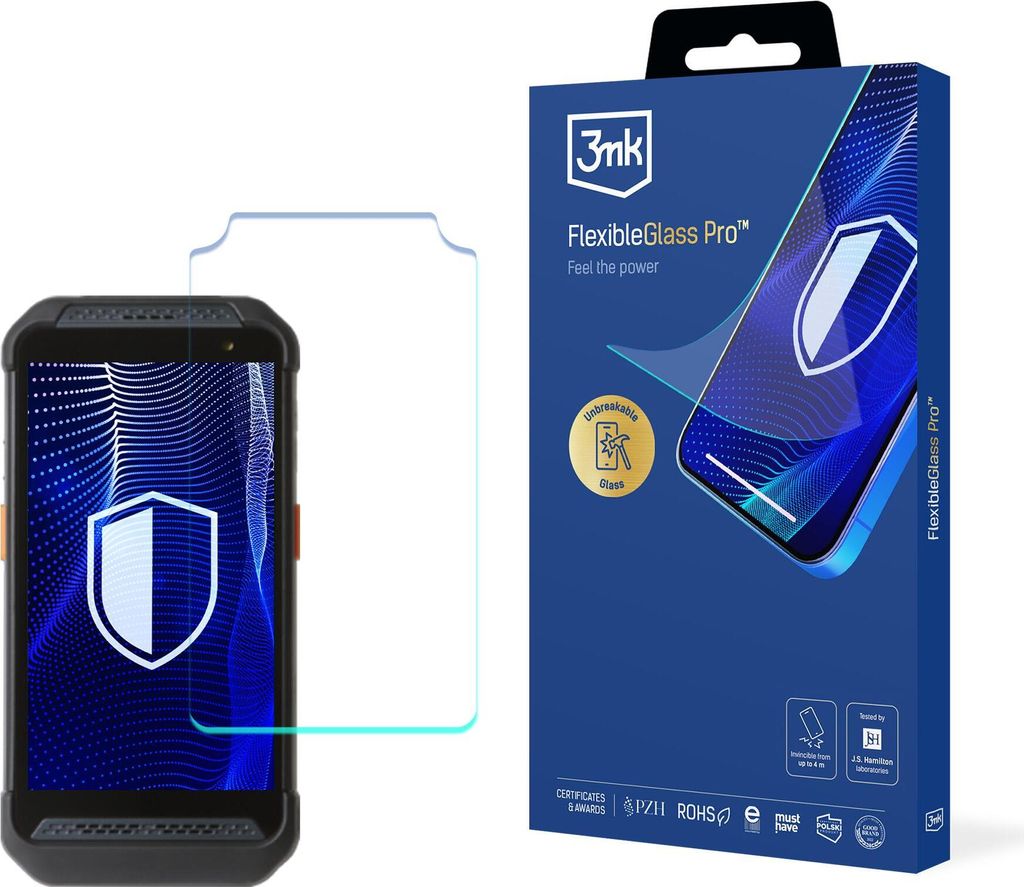 3mk Display Hybridglas FlexibleGlass Pro für Point Mobile PM352 0,3mm