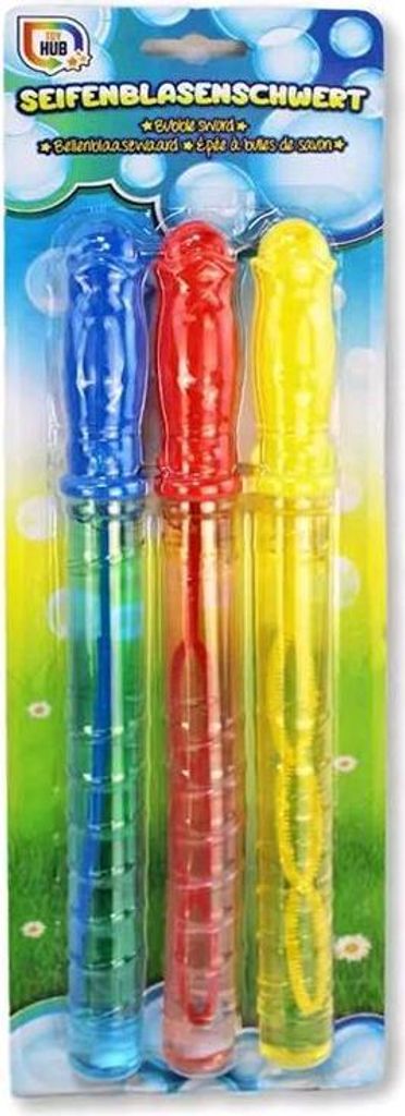Seifenblasen Schwert 3er auf Blisterkarte 3x60ml Produktbild 