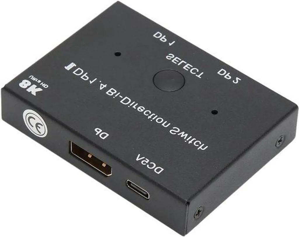 Sélecteur Switch HDMI 8K Ultra HD Haute Vitesse pour Écrans et PC Portables