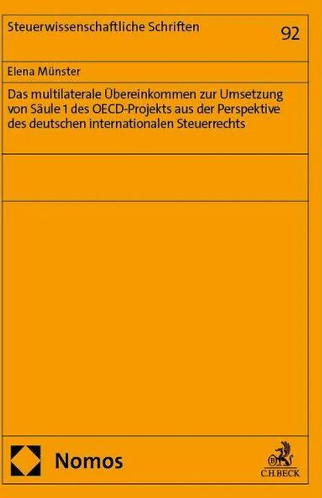 Éviter la Double Imposition : Pilier 1 OCDE et Droit Allemand