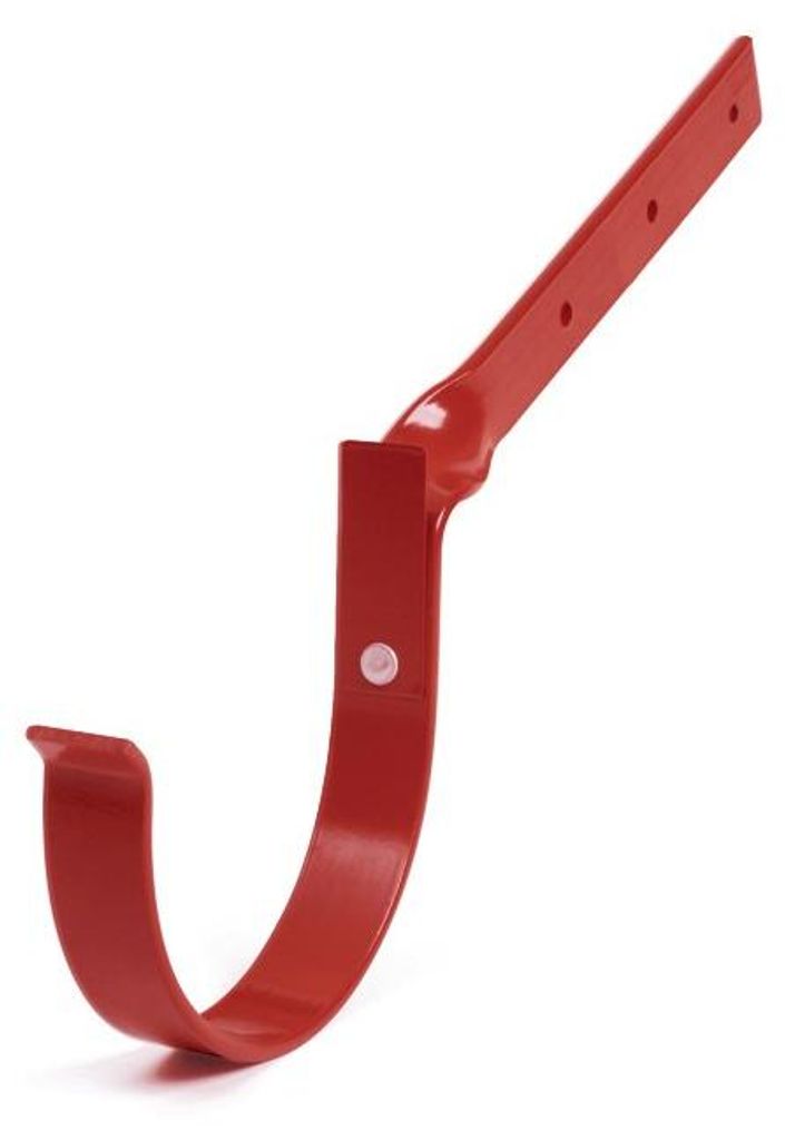 BRYZA Gancio per grondaia in metallo ritorto Ø 75 mm, rosso Immagine del prodotto 