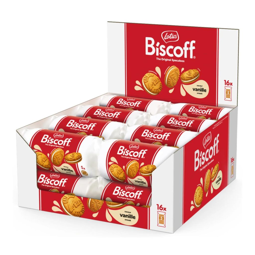 Lotus - Lotus Biscoff plněné sušenky speculoos, stojan po Obrázek produktu 