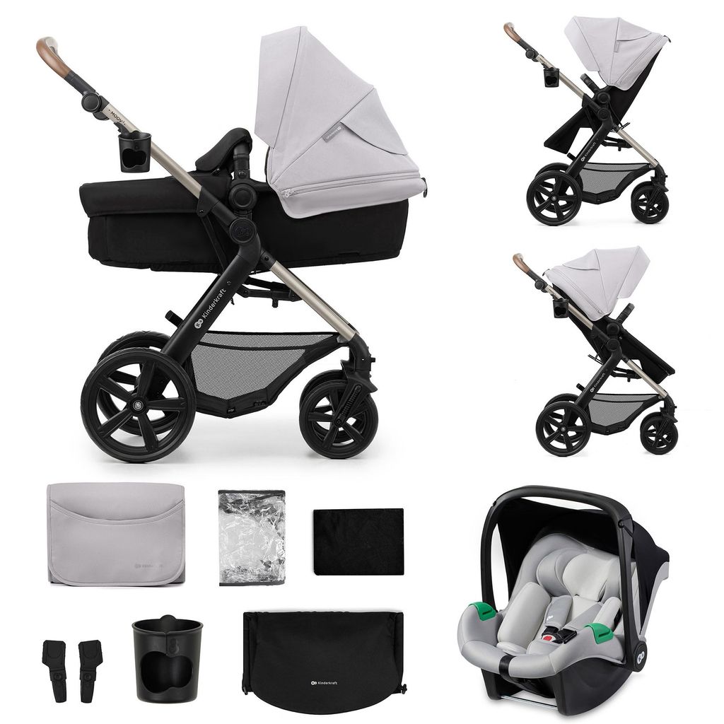 Kinderkraft MOOV 2 AIR 3-in-1 kinderwagen - Opblaasbare Productafbeelding 