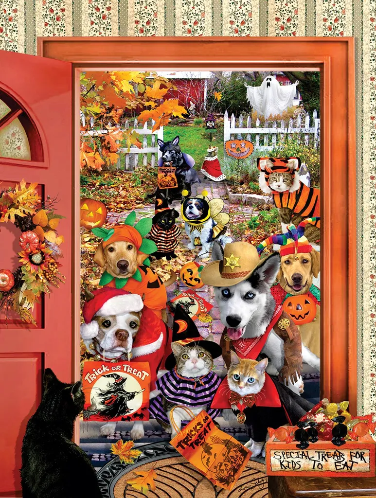 Puzzle Halloween 300 Pièces XXL pour Adultes et Seniors SunsOut