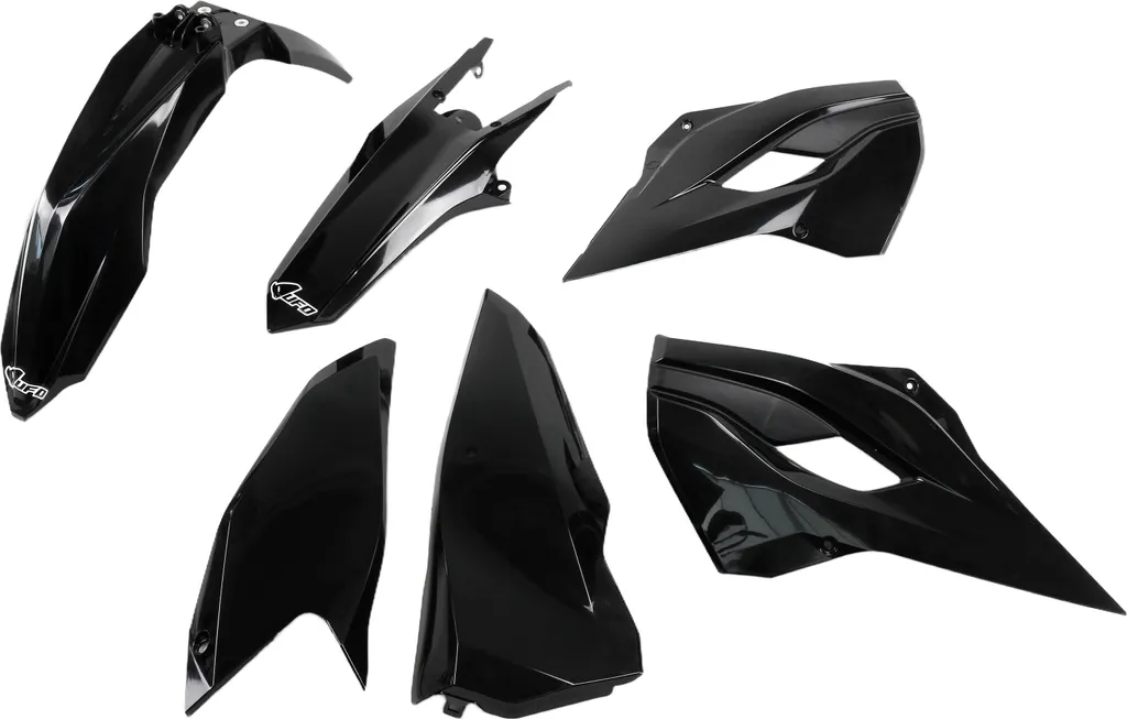 Carénage Husqvarna UFO PLAST Noir Haute Résistance pour Modèles Type A