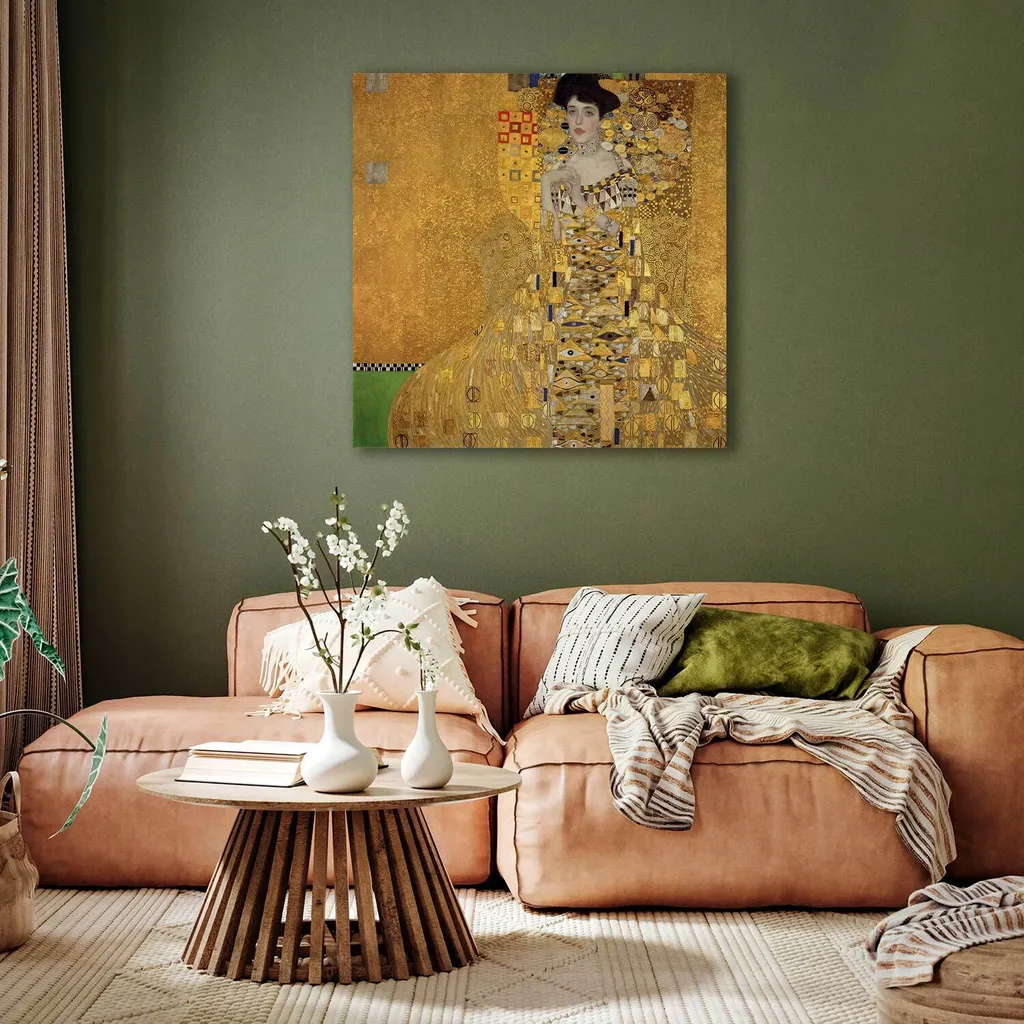 Decorazione Parete Klimt Adele Bloch-Bauer I - 60x60 TNT Design - 3