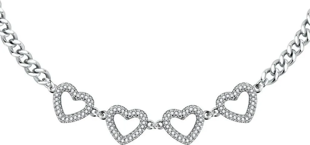 Bracelet Jonc Morellato Bagliori SAVO22 en Acier Rhodié pour Femme