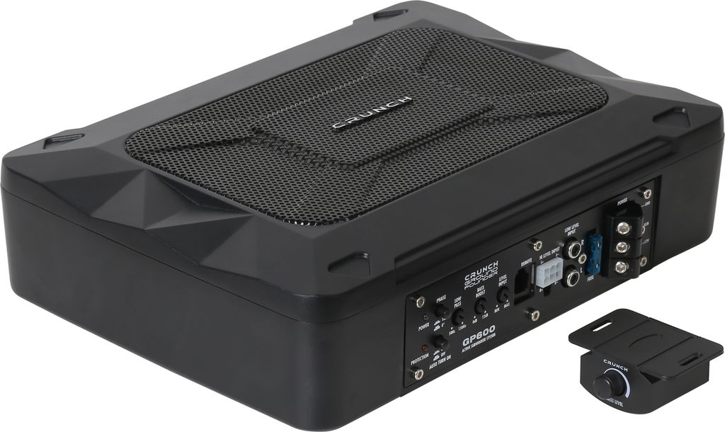 CRUNCH 13 x 20 cm Active Subwoofer System GP600 Aktiv-Subwoofer 5x8"