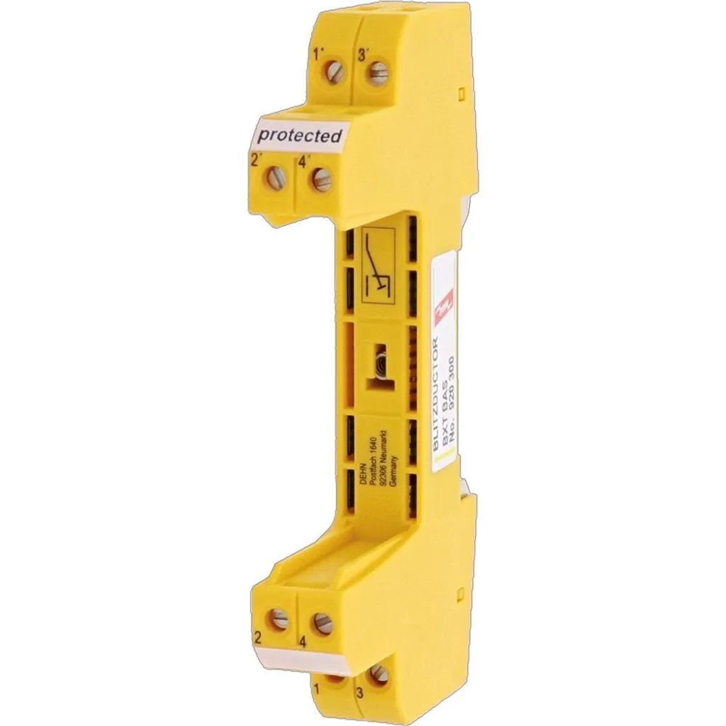 Socle de protection surtension Dehn 920300 Blitzductor XT pour Rail DIN