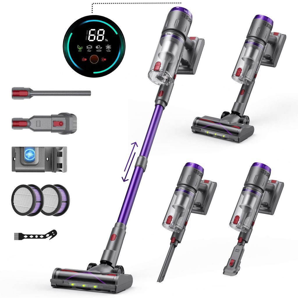 Akumulátorový vysavač 600W/58Kpa | 80 min. baterie a Obrázek produktu 