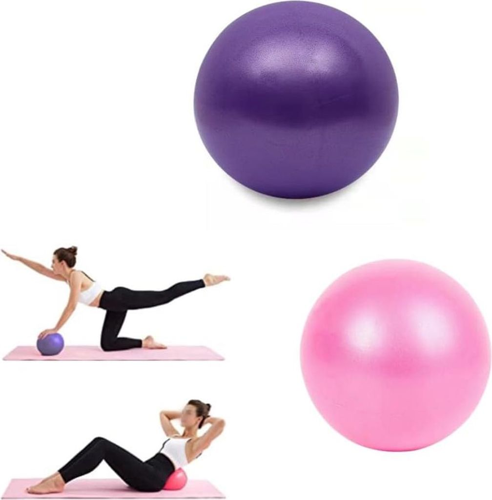 Gymnastikball 25 cm weicher Antirutschball mit Pumpe für Yoga, Pilates und Fitness