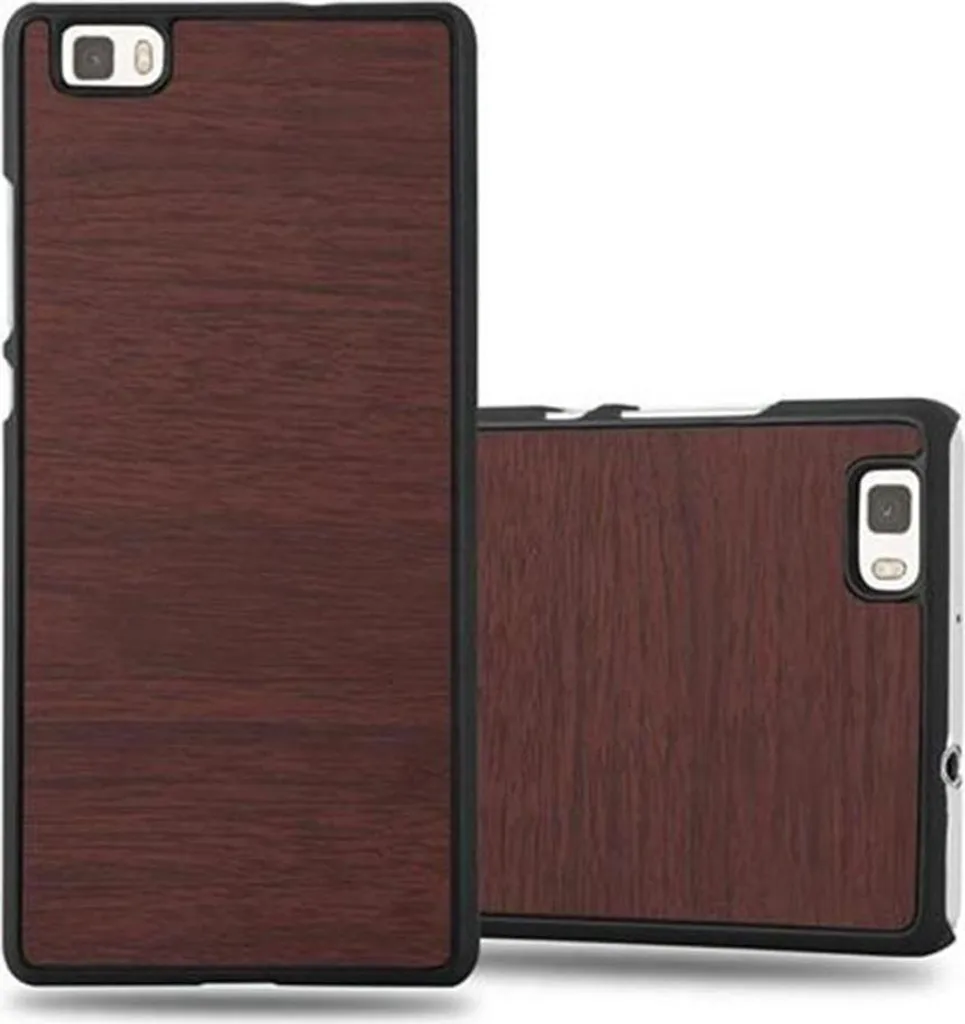 Custodia Huawei P8 Lite 2015 Marrone Legno - Cover Protettiva Cadorabo
