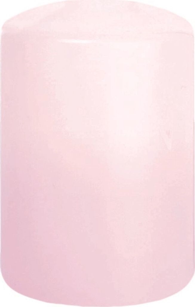 6 Stumpen Kerzen Babyrosa 200 x 100 mm (H x D), 100% Germany Qualitätskerzen, Hochzeit, Tau