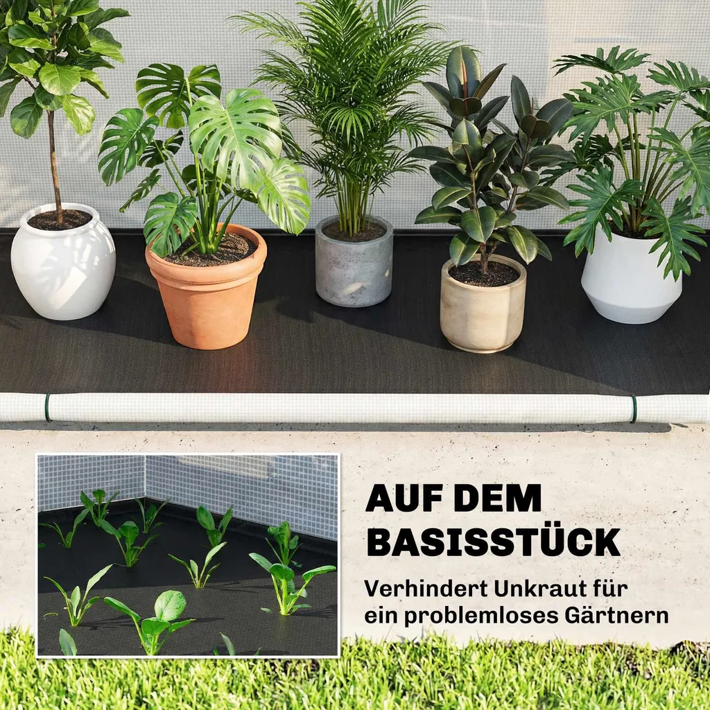 Serre de Balcon Modulable à Structure Acier et Bâche PE Translucide - 6