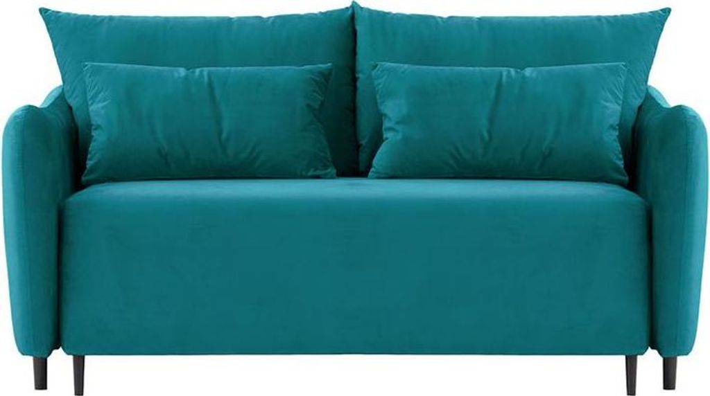Zweisitzer-Schlafsofa Zoya-Velluto 36-black