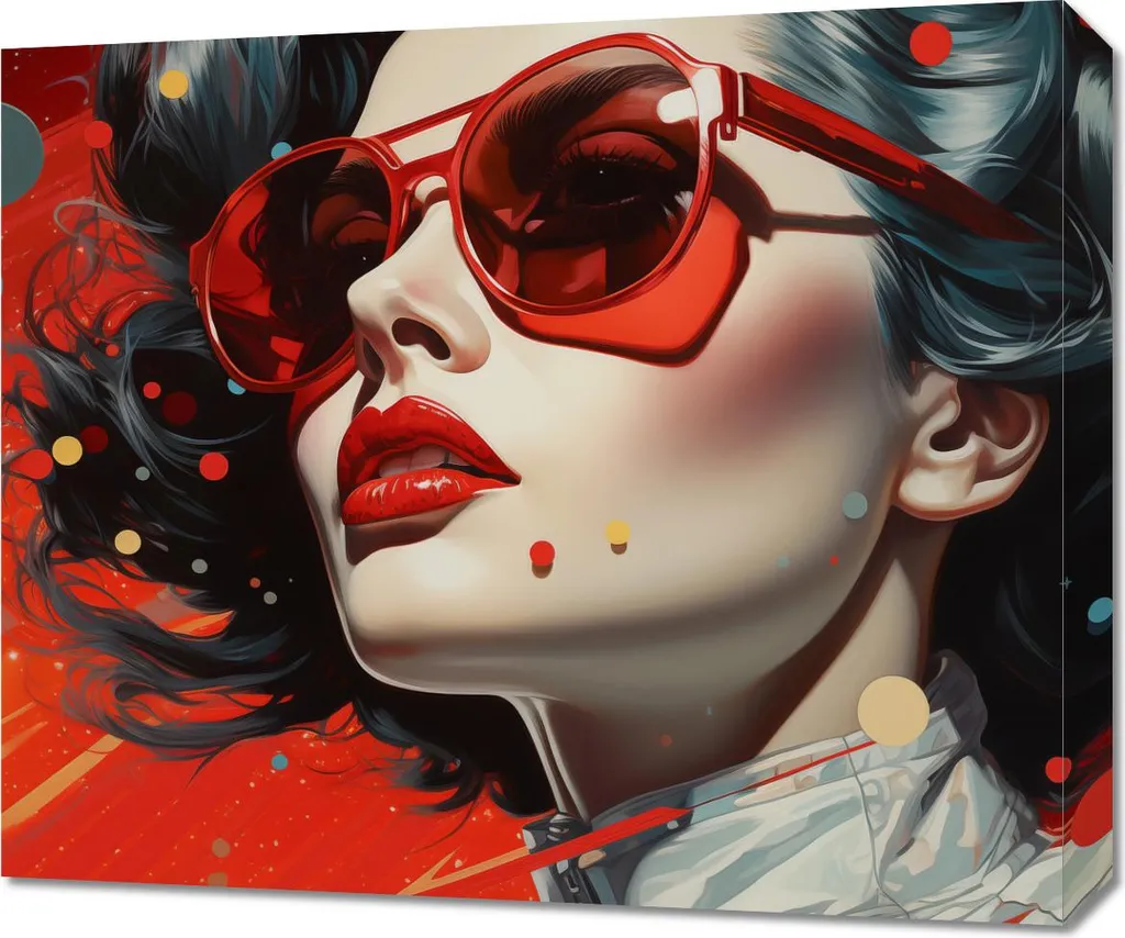 Opera Visione del Futuro 60x50 - Quadro Astratto Moderno per Casa