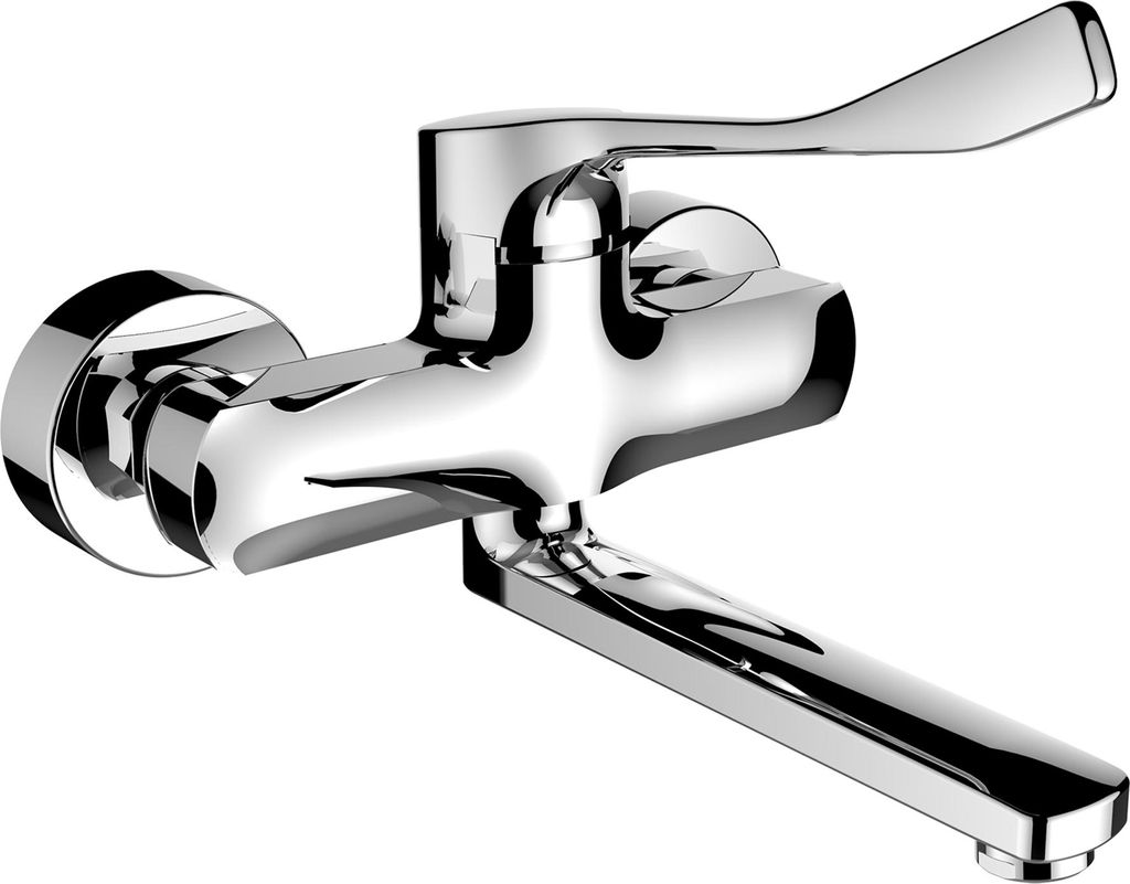 LAUFEN CityPro Liberty Wand-Waschtischmischer, Aufputz, Schwenkauslauf, Ausladung 225mm, HF500923100694