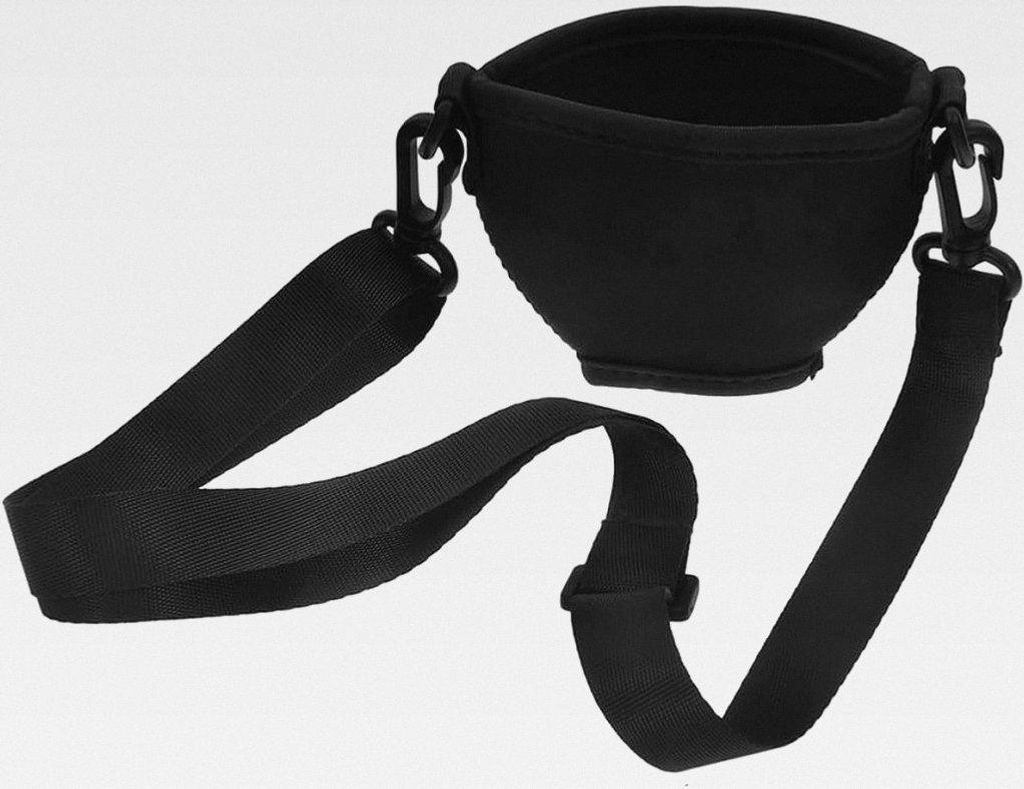 Becherhalter aus Neopren mit Verstellbarem Nackenriemen Isolierende Glasbecherhülle für Weinkelche und Sektflöten Vielseitiger Getränkehalter f...