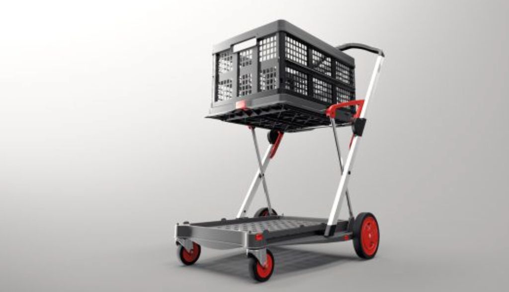 Transport-Klappmobil Clax Red Edition mit 1 gratis Clax Box