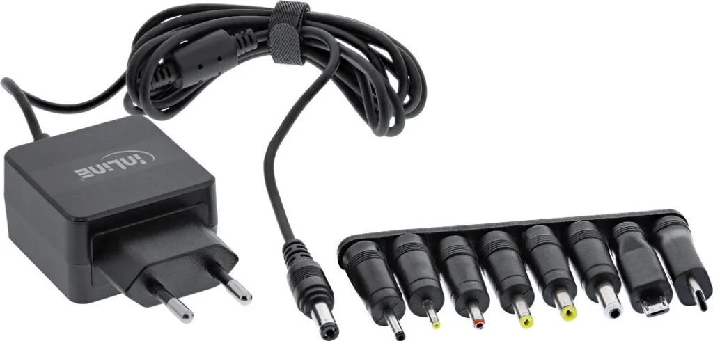 Chargeur secteur 5V 3A universel avec 8 connecteurs Micro-USB et C