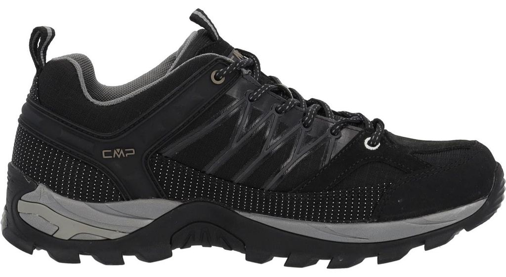 CMP Herren Rigel Low Shoe WP Trekking-& Wanderhalbschuhe, Nero Grey, 44 EU