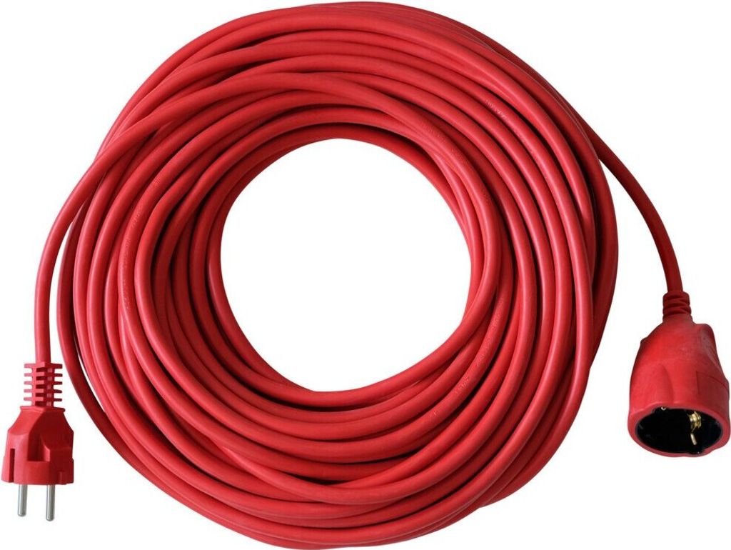 Brennenstuhl Kunststoff-Verlängerung Rot 25m H05VV-F 3G1,5 Produktbild 