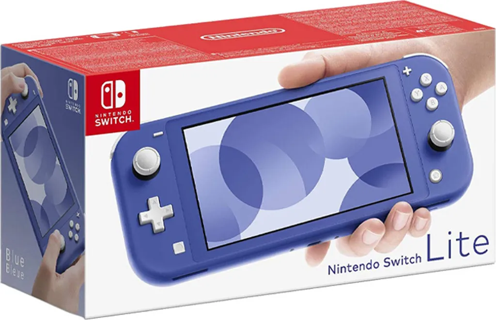 Nintendo Switch Lite Bleu avec écran 5,5 pouces et commandes intégrées - 4