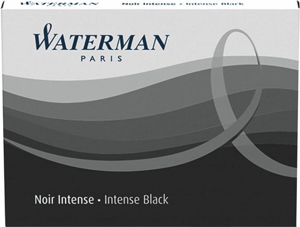Waterman Patronen Für Standard-Schwarzstift (8) S0110850 Produktbild 