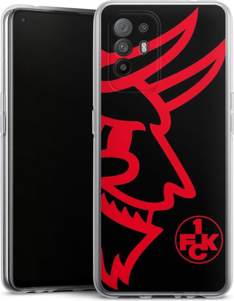 DeinDesign Handyhülle für Oppo A94 5G Silikon Hülle Case Smartphone Schutzhülle 1. FC Kaiserslautern Logo Offizielles Lizenzprodukt