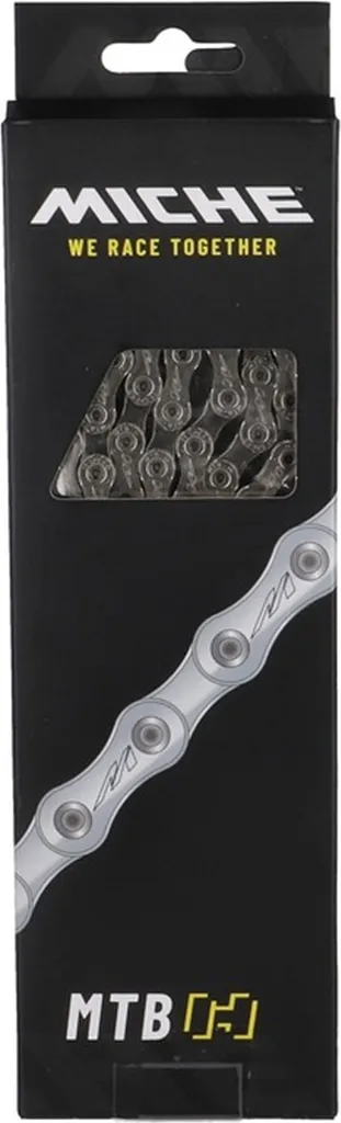 Chaîne de Vélo 11V Miche pour VTT Électrique avec 138 Maillons Argent