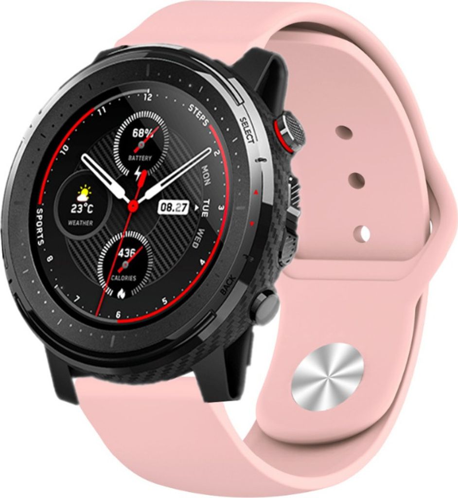 Strap-it Xiaomi Amazfit Stratos Sportarmband (Rosa)